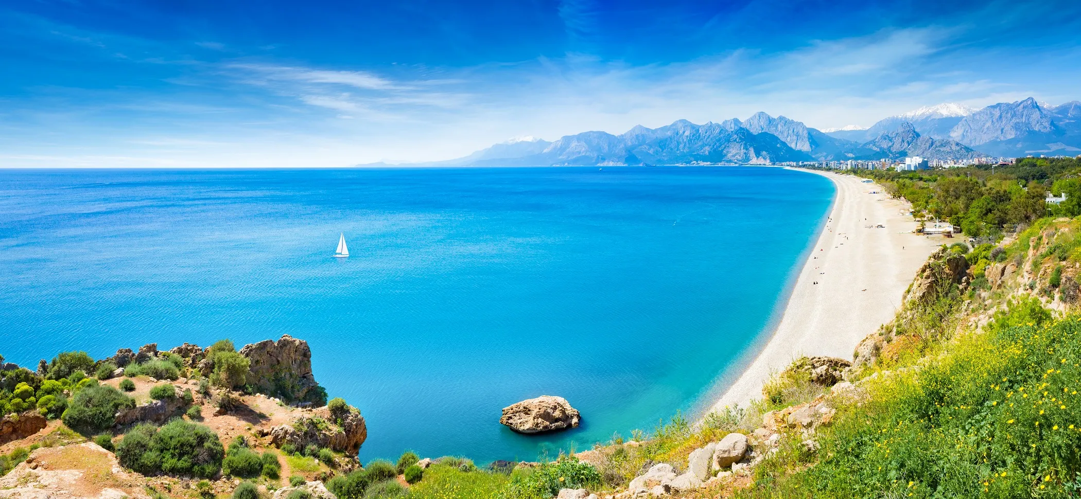 türkische riviera karte mit hotels